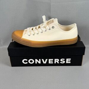 Converse Chuck Taylor Heavy Canvas Shoes Mens 10.5 White Egret A10512C New NIB